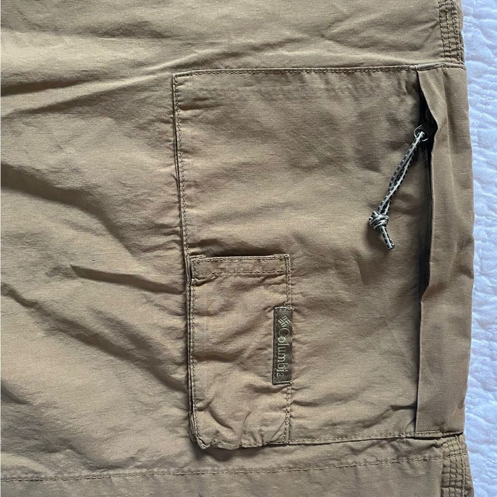Columbia Cargo Hiking Shorts Mens Large Tan Summer BB0341 - Picture 6 of 6